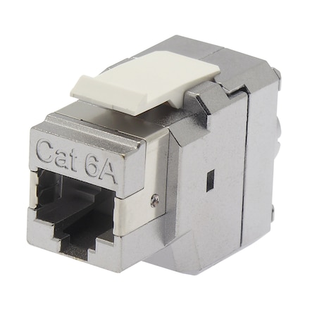 Unc Group Cat6A 180 Degree Shielded Keystone Jack KEYC6A-SH-180